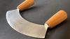 
                    Wooden Chopping Knife with 18 cm stainless steel blade