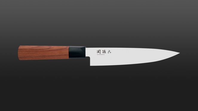 
                    The utility knife Red Wood is characterized by its handle made from Red Wood