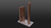 
                    knife block walnut for up to 4 knives