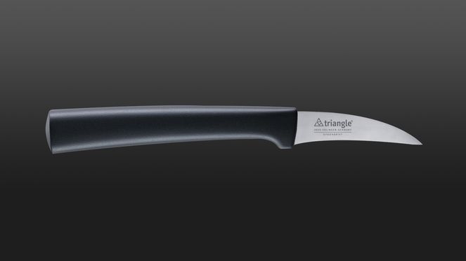 
                    Le couteau à légumes triangle® en acier inoxydable