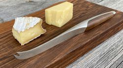 Käse Messer, Schweizer Käsemesser mit Schneidebrett