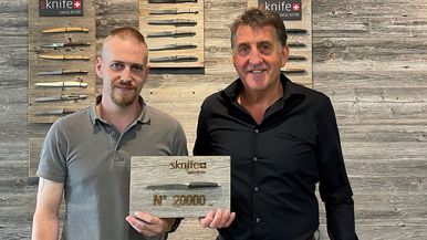 sknife manufactures the 20'000th knife!