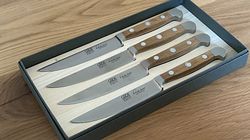 Set de couteaux, Set de couteaux à steak en bois de chêne