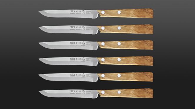 
                    The pizza knife is delivered in a 6-piece set