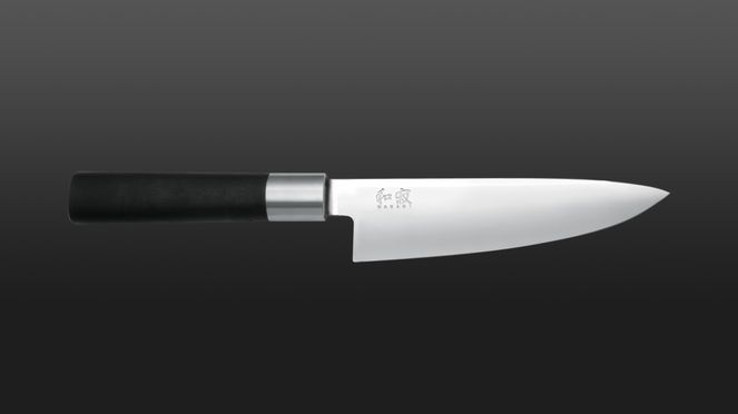 
                    The Kai Wasabi chef's knife is ideal for the preparation of vegetables, meat or fish