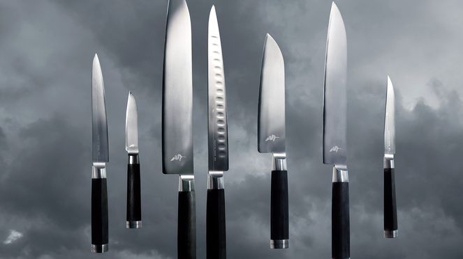 
                    The Michel Bras carving knife is part of the Michel Bras knives series