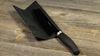 
                    protège-lame magnétique cuir avec couteau