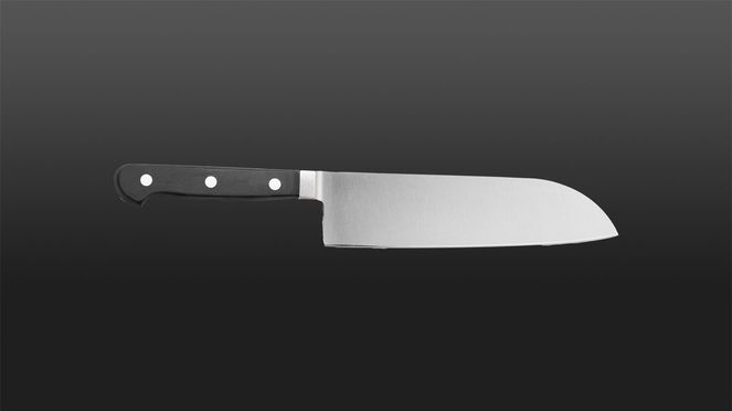 
                    The handle of the Santoku Classic Wok is made of special plastic
