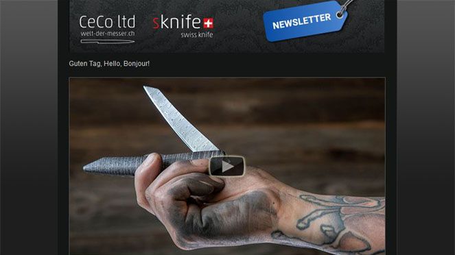 
                    Newsletter world-of-knives & sknife Biel