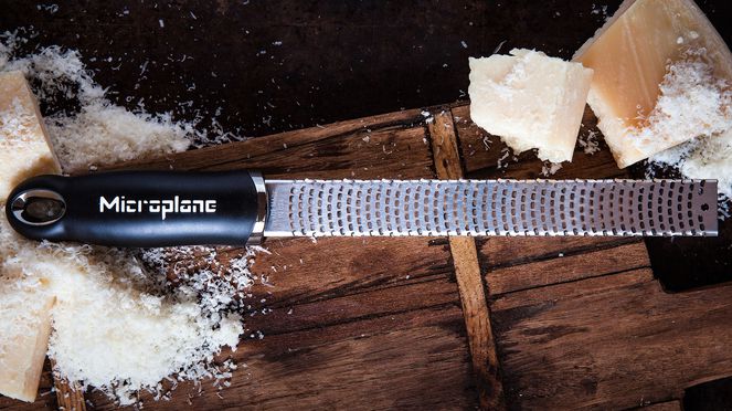 
                    Microplane Zester for grating cheese